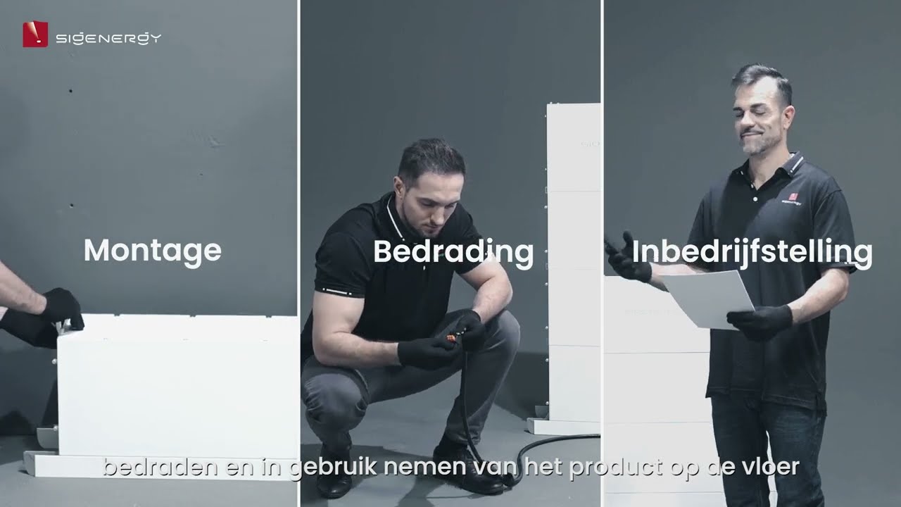 SigenStor EC enkelfasig installatie (Nederlands)