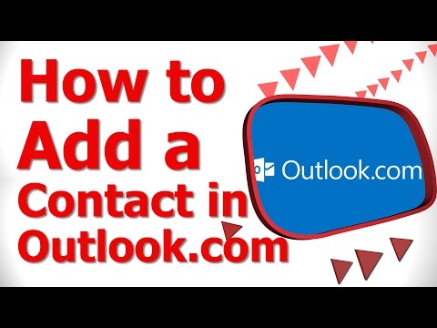 Comment ajouter un contact dans Outlook.com