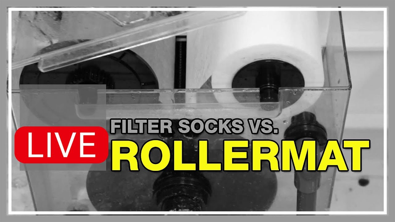 Saltwater Aquarium Filtration Manual Fleece Filter Rollers Are the