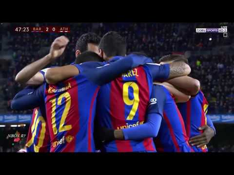 اهداف مباراة برشلونة واتلتيك بلباو 3 1 كاملة ثمن نهائي كاس الملك تعليق يوسف سيف 11 01 2017 HD 