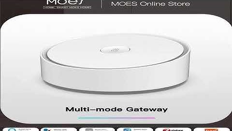 MOES Smart Multi-mode Gateway ZigBee 3.0 WiFi Bluetooth Mesh Hub Work with Tuya Smart App