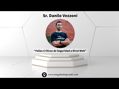 Danilo Vezzoni talk at Mega Testing Week 2020