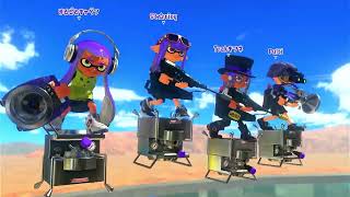 A bit of me playing Open Splat Zones in Splatoon 3 before switching to Tower Control