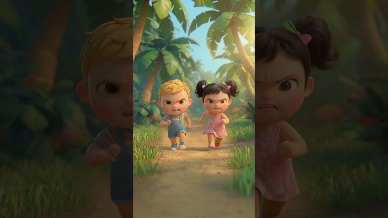 Milo & Juno Save Baby Ducky! 🦆 Brave Kids Stop Snake Attack | Safe Cartoon Short 