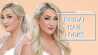 Beautiful Bridal Hairstyles & Wedding Hair Tutorial | ipsy Mane Event