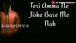 Bad boy attitude whatsapp status i am ...