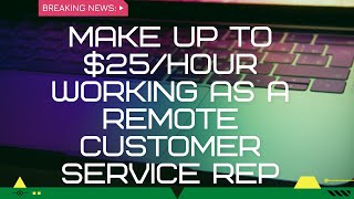 Truly Remote Customer Service Job| Make between $17-$25/hour| Full-Time Opportunity|CVS|