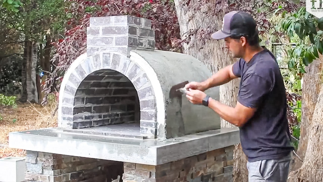 DIY Pizza Oven Build - YouTube