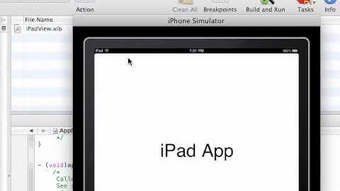iPhone SDK Tutorial: Making Universal Apps