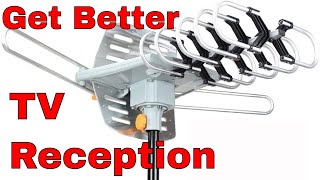 Motorized Digital Television Antenna Install and Review