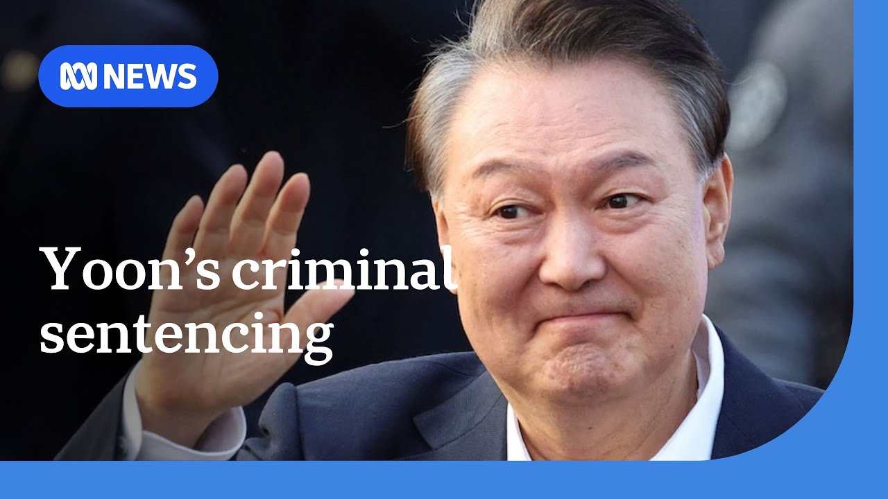 Former South Korean President Yoon faces criminal sentencing over failed martial law | ABC NEWS