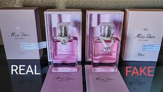 REAL vs FAKE | Dior Beauty Miss Dior Rose Essence (edt) perfume