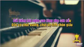 Karaoke Chưa Bao Giờ- tone Nam thấp