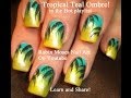 Easy Tropical Palm Tree Nail Design! HOT Summer nail art design Tutorial