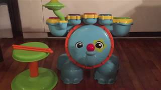 Review: Zoo Jamz Stompin' Fun Drums by VTech - YouTube