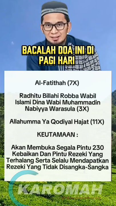 Bacalah Doa ini di pagi hari #doa #zikir #sholawat #karomah #cintaallah #dakwah #feedshorts #shorts
