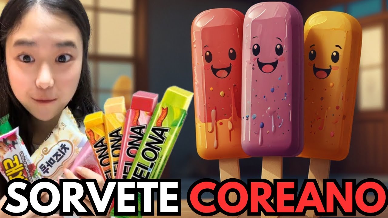 Priscila Ju Provando VÁRIOS SORVETES Coreanos