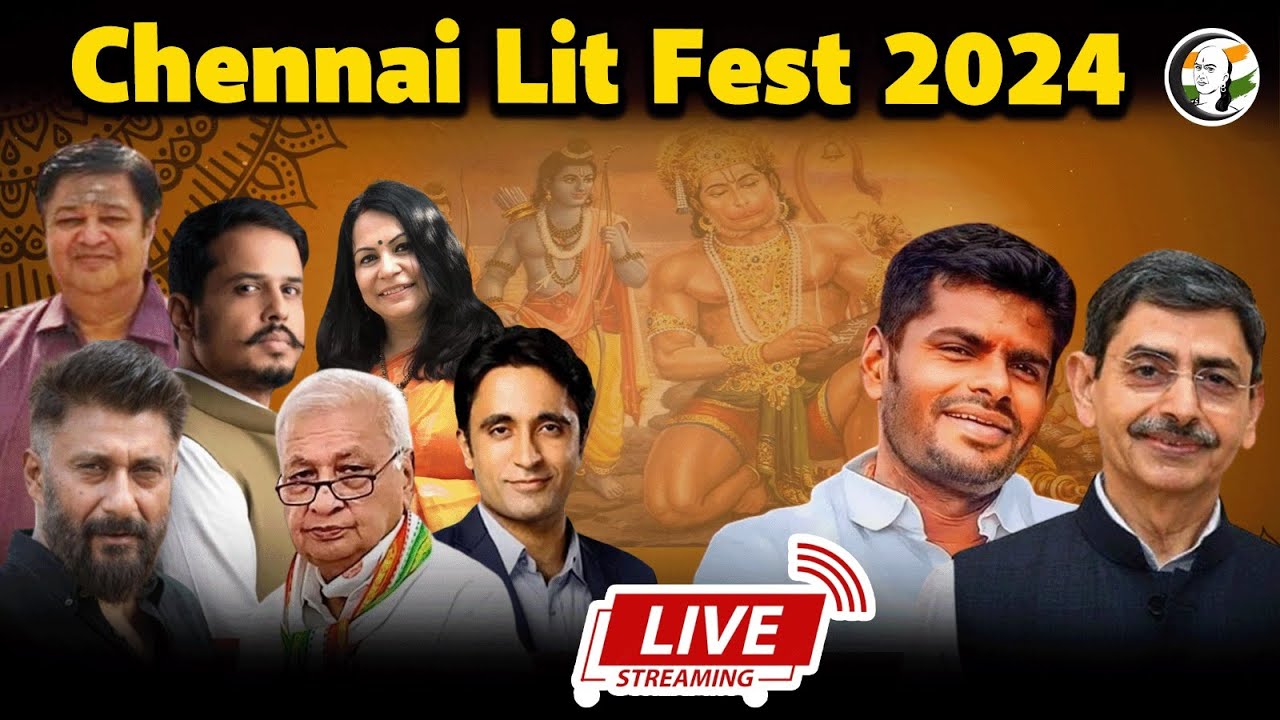 🔴 LIVE: CHENNAI LIT FEST DAY - 2