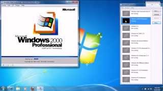 Windows 2000 Professional (SP4) in Microsoft Virtual PC 2007