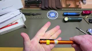 Unboxing a few new items from Olight! 