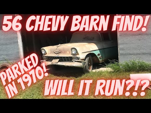 1956 Chevrolet Barn Find! Will It Run?!? Abandoned for 53 Years!