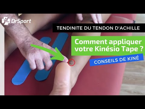 TENDINITE DU TENDON D'ACHILLE : Comment réaliser un KT Tape pour votre tendinite du pied ?