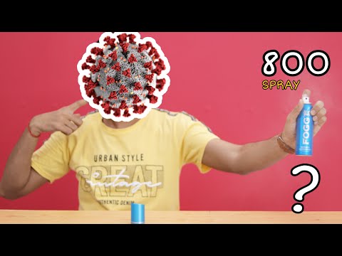 ये मास्क कोरोना फैलाता है !! 800 Sprays of Fogg Perfume Ultimate Test - Truth or lie Experiment