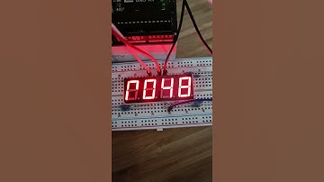 lab 2 part b demonstration (ATMEGA 328P 7 segment LED display showing digits in multiplexing)