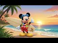 🏖️🐭 Mickey Mouse’s Sunny Beach Adventure! 🌞🌊