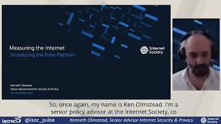 Introducing the Pulse Platform – Kenneth Olmstead @ LACNIC 35