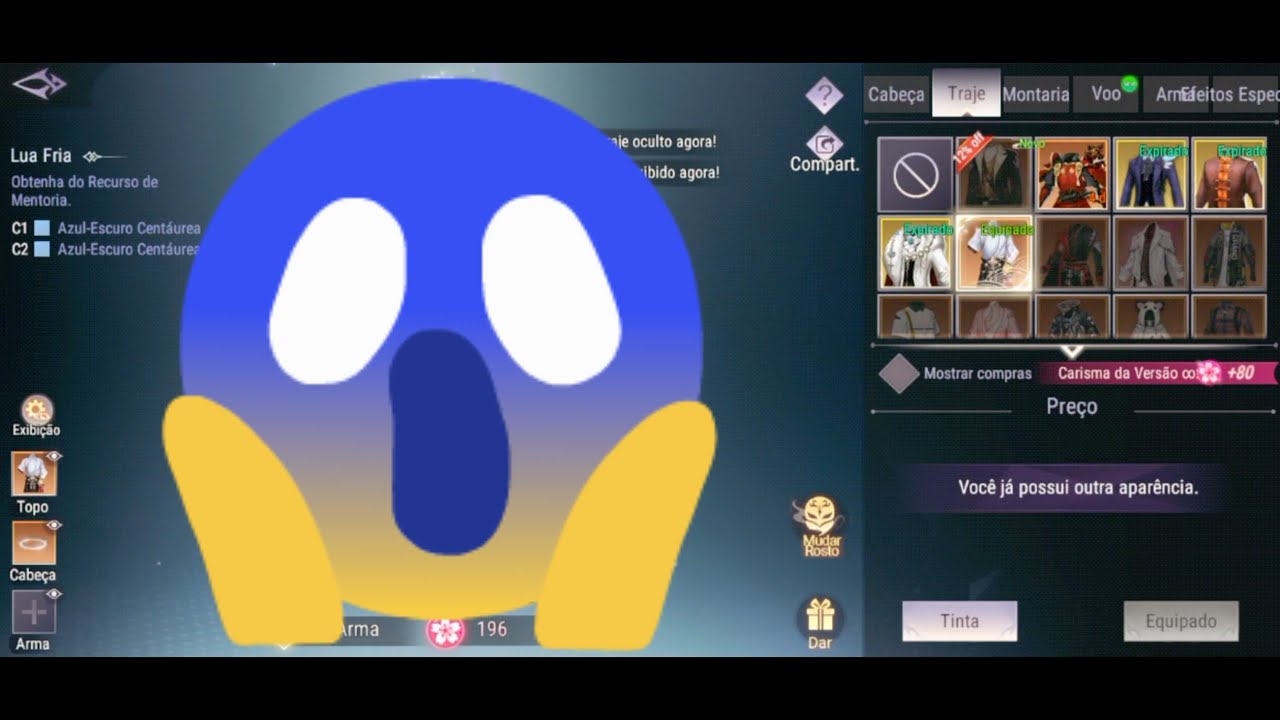 Skin Permanente de graça perfect world mobile