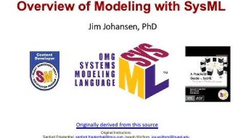 Overview of Modeling with SysML