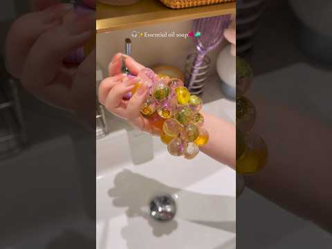 DIY GRAPE SOAP #diy #diysoap #asmr #soap #girly