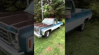 1979 c10 Cheyenne #350 #squarebody #squarebodychevy #classic #c10 #running #patinatruck