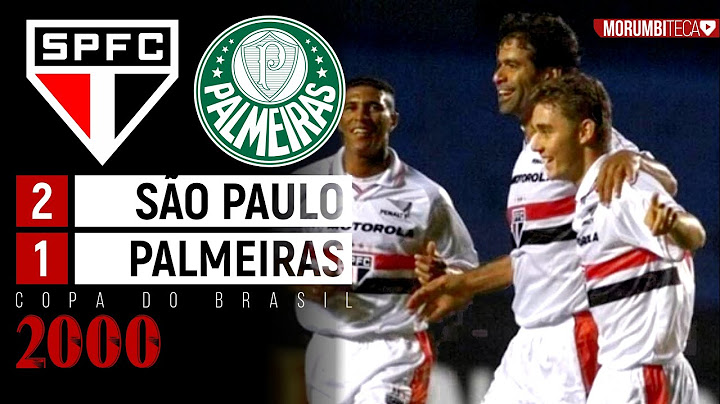 São Paulo 2x1 Palmeiras - 2000 - A CLASSE DE FRANÇA E A VITÓRIA COM UM A MENOS NA COPA DO BRASIL!
