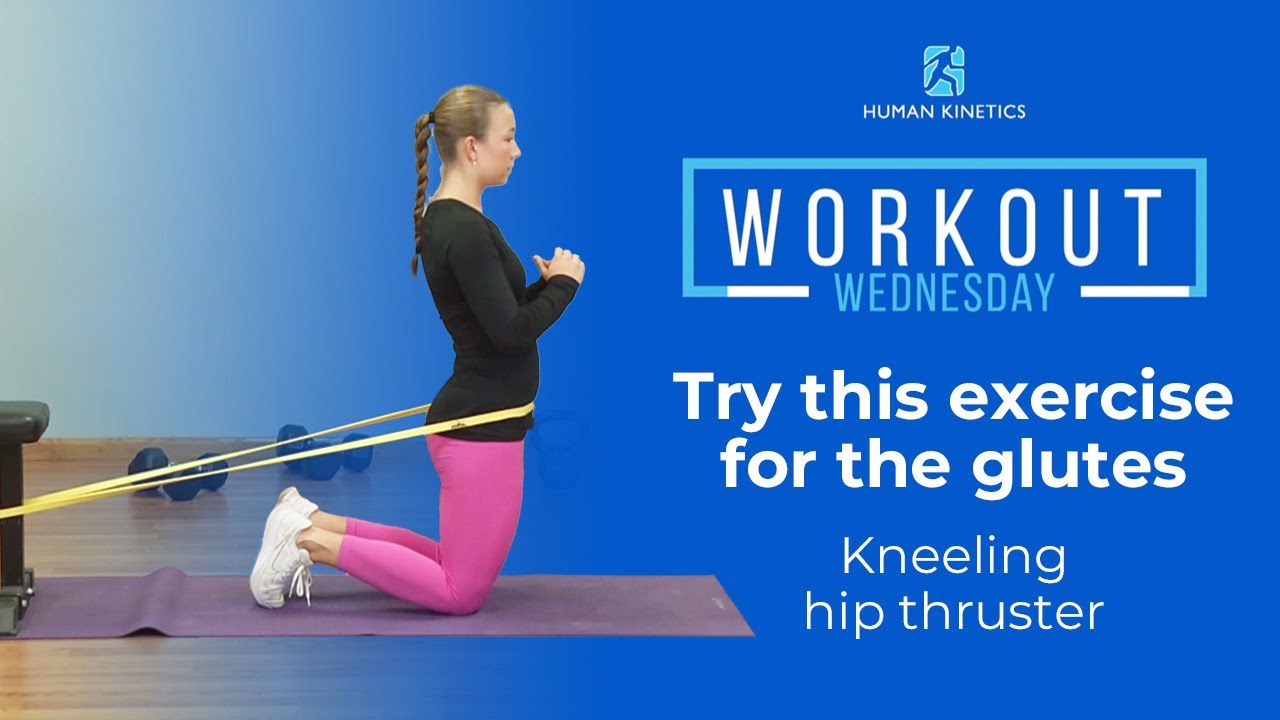 Glute exerciseThe kneeling hip thruster YouTube