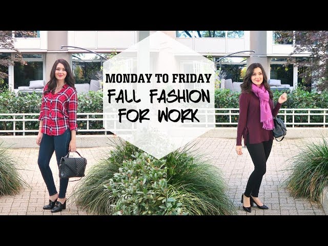 MONDAY TO FRIDAY FALL FASHION | WORK OUTFITS