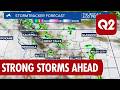 Forecast Thursday evening Jun 25, 2026