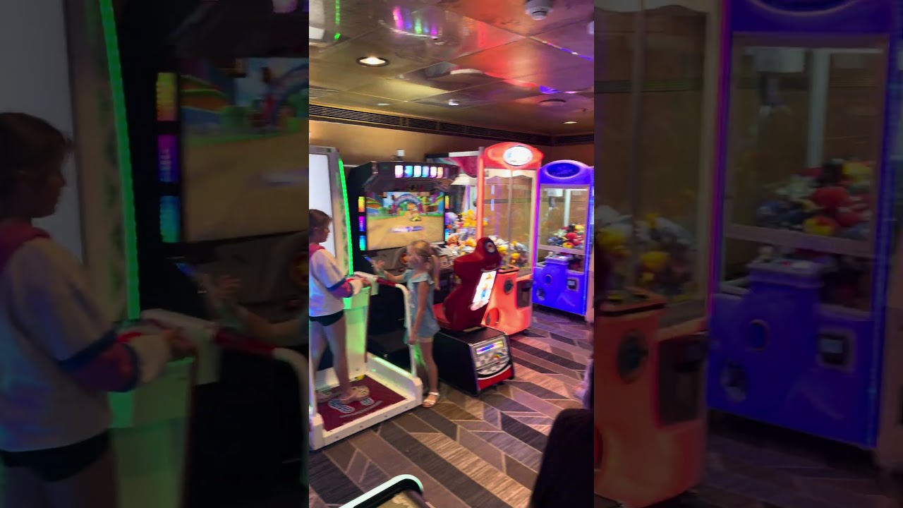 Pacific Encounter Arcade #p&ocruises #pocruises #arcade