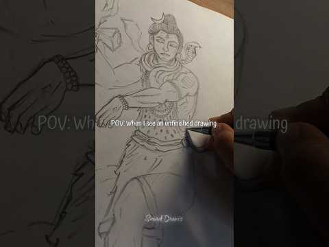 POV: When I see an unfinished drawing #art #shorts