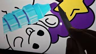 ASMR IPAD FLOWERS 🌸🎃 Halloween Coloring in Game Mode screenshot 2