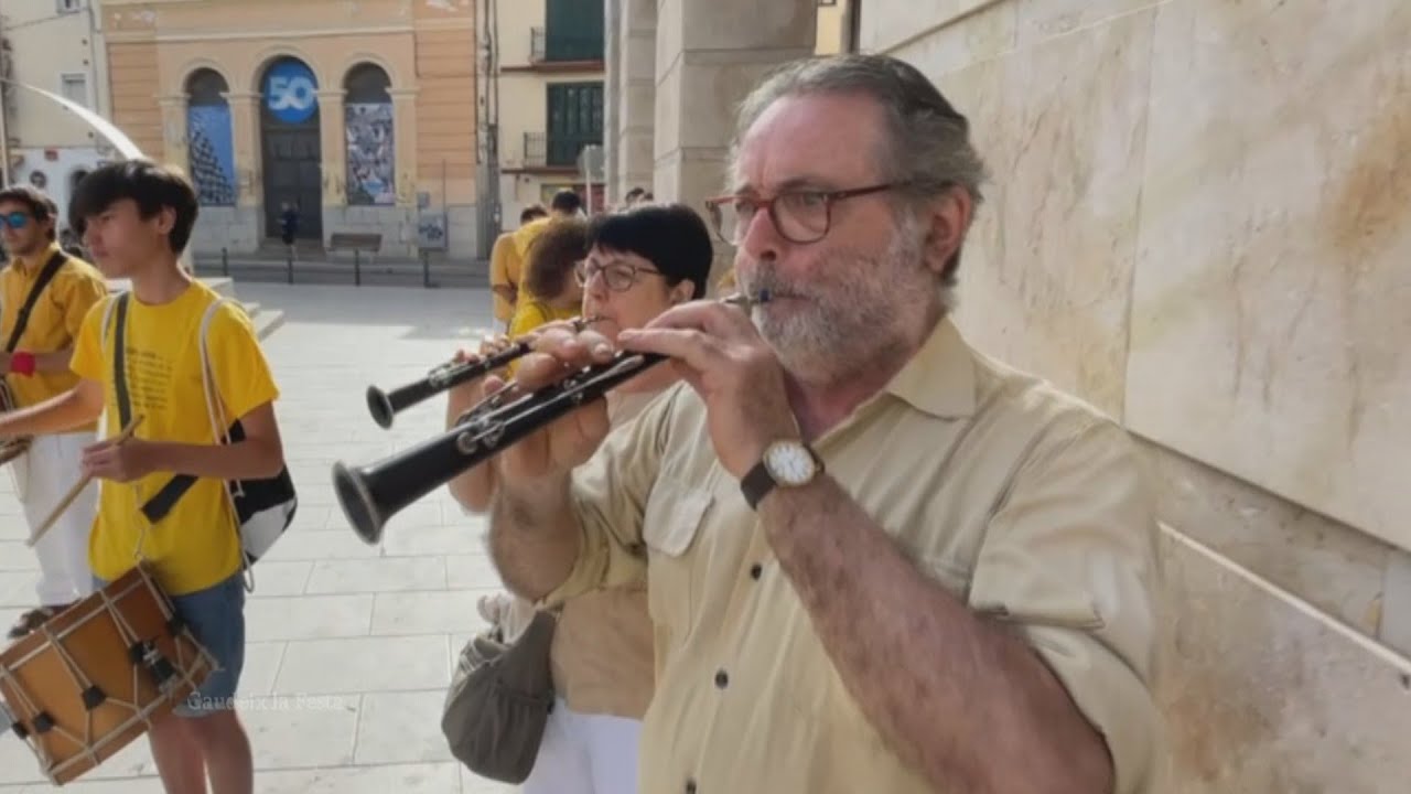 Els músics d'instruments tradicionals.