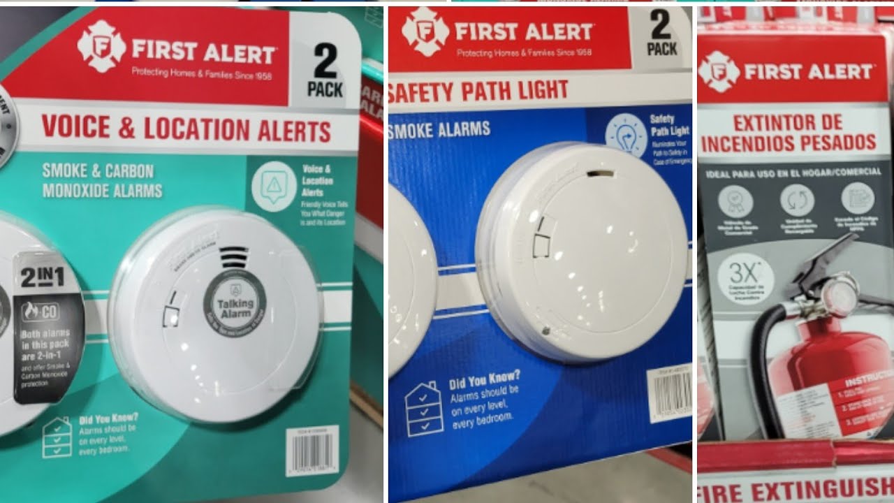 Costco FIRST ALERT Smoke & Carbon Monoxide Alarms and Fire
