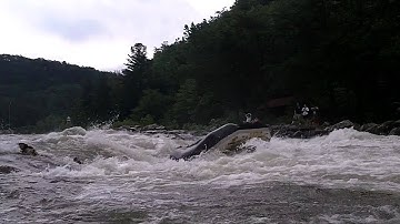 Sunburst Upper Ocoee training, Brad flips Godzilla!