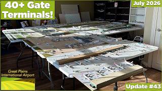 40 GATE TERMINAL?! | GeminiJets Great Plains International Airport update - July 2026
