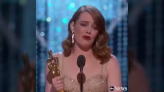 Emma Stone Oscars Speech for Best Actress Win | Oscars 2017