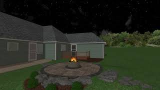 Landscape Design Fireplace Patio and Limestone Outdoor Living in West Bloomfield Michigan