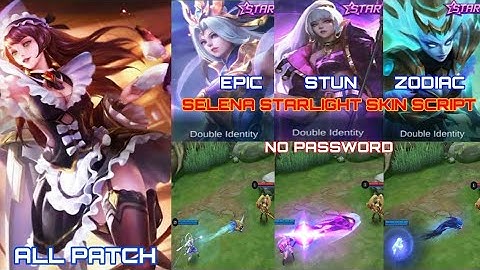 SELENA STARLIGHT SKIN SCRIPT | EPIC | STUN |ZODIAC | NO PASSWORD-JUTZ PLAY