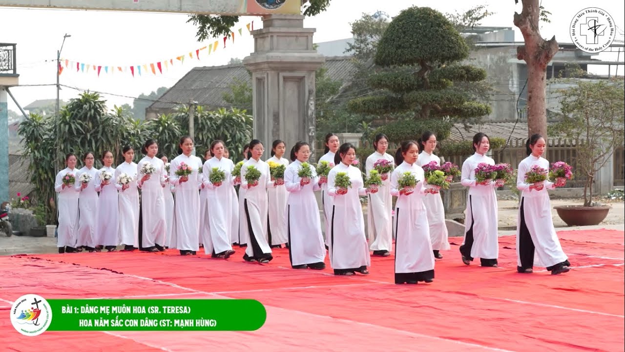 [Dâng hoa bộ mẫu 2025] - BÀI 1: LK Dâng Mẹ muôn hoa -Sr. Teresa | Hoa năm sắc con dâng - Mạnh Hùng