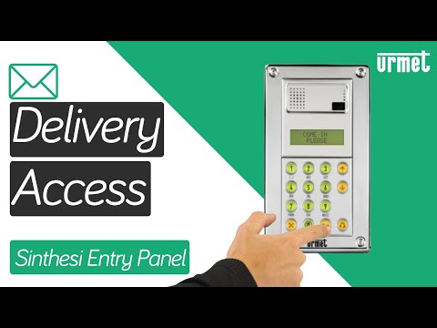 How to Let Deliveries In - Urmet Sinthesi (Digital) Entry Panel